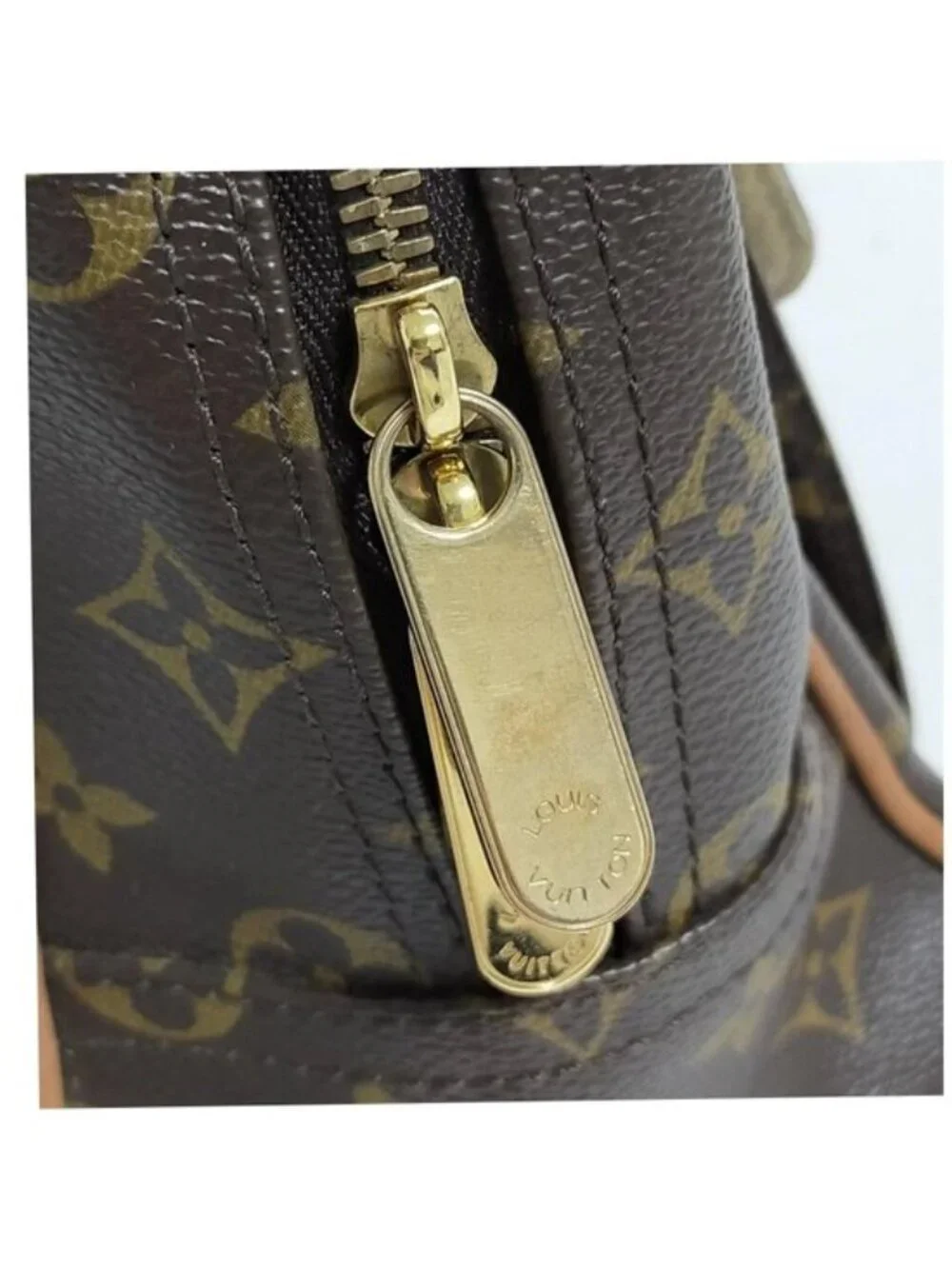 Authentic Louis Vuitton Manhattan GM Monogram Satchel Bag